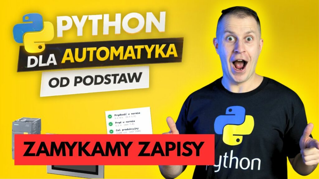 ⚠️ Koniec zapisów na kurs Python od podstaw