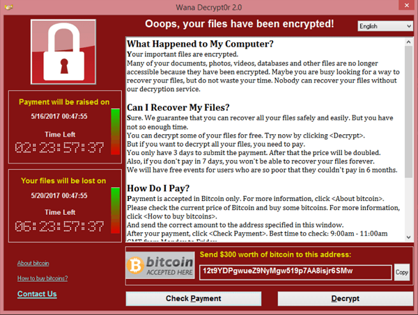 Atak WannaCry na TSMC