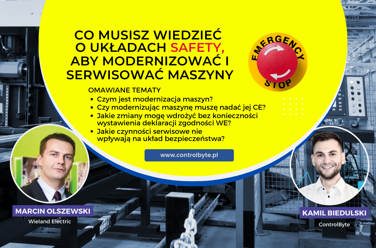 Poznaj układy SAFETY, aby modernizować i serwisować maszyny
