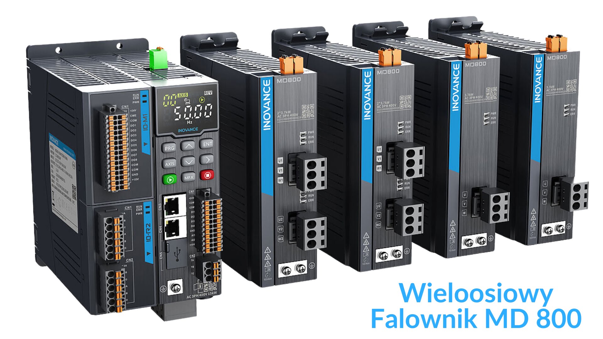 Komunikacja wieloosiowego falownika Inovance MD800 z PLC w Codesys po EtherCAT