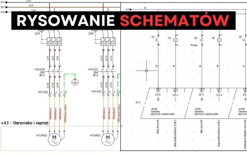 Rysowanie schematów elektrycznych 2D + 3D