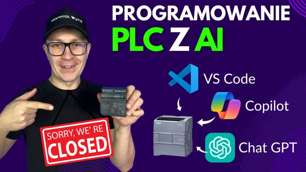 🚨Koniec zapisów: Kurs programowania PLC i Automatyki ze Sztuczną Inteligencją AI