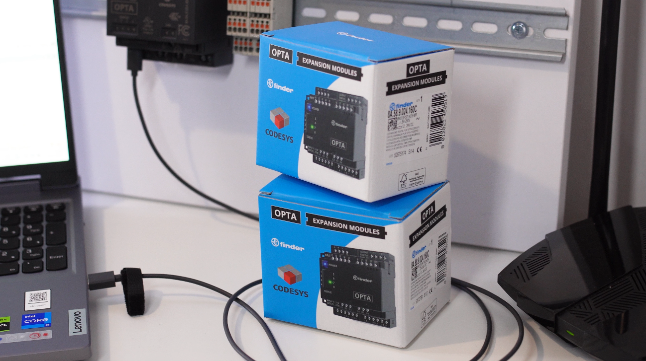 Pierwsze uruchomienie i konfiguracja sterownika Finder OPTA Codesys