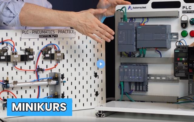 Minikurs programowania PLC Siemens S7-1200 w języku LAD (TIA Portal)