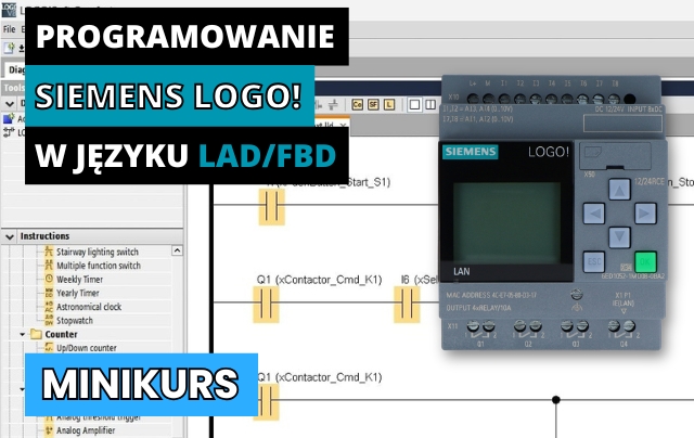 Minikurs programowania Siemens LOGO! w języku LAD