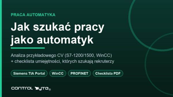 Jak szukać pracy jako automatyk: analiza CV i checklista umiejętności