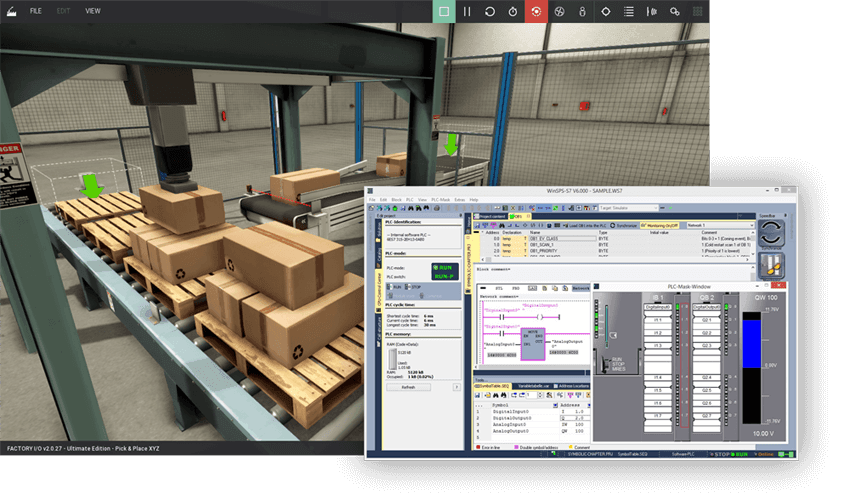 Factory I/O Edycja MHJ - pudełko produktu