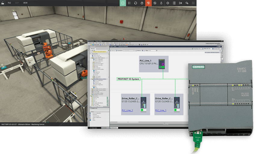 Factory I/O Edycja Siemens - pudełko produktu