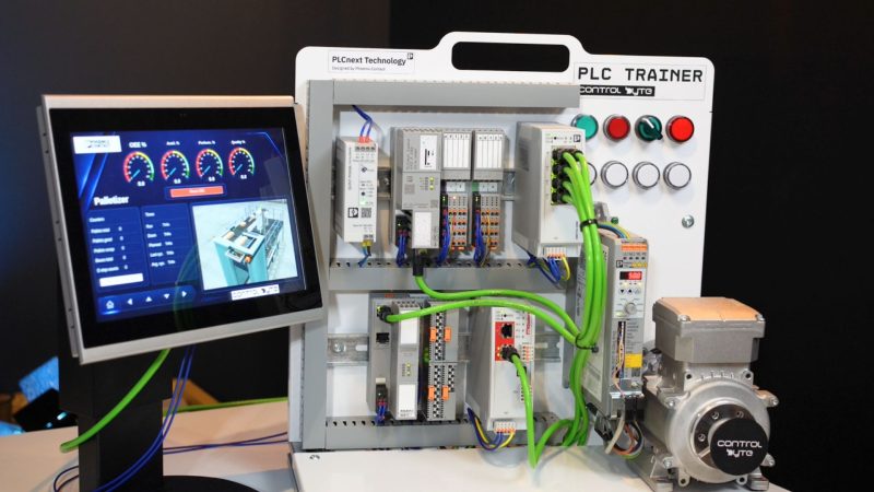 Stanowisko edukacyjne PLC Phoenix Contact PLCnext