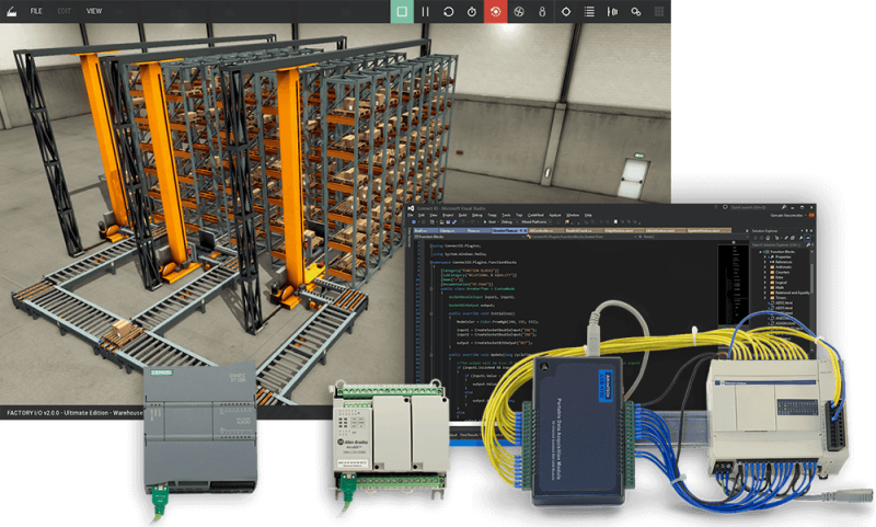 Factory I/O Edycja Ultimate - pudełko produktu