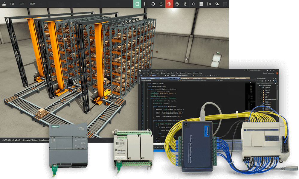 Factory I/O Edycja Ultimate - pudełko produktu