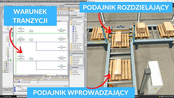 Stanowisko sortowania palet ze względu na wysokość produktu