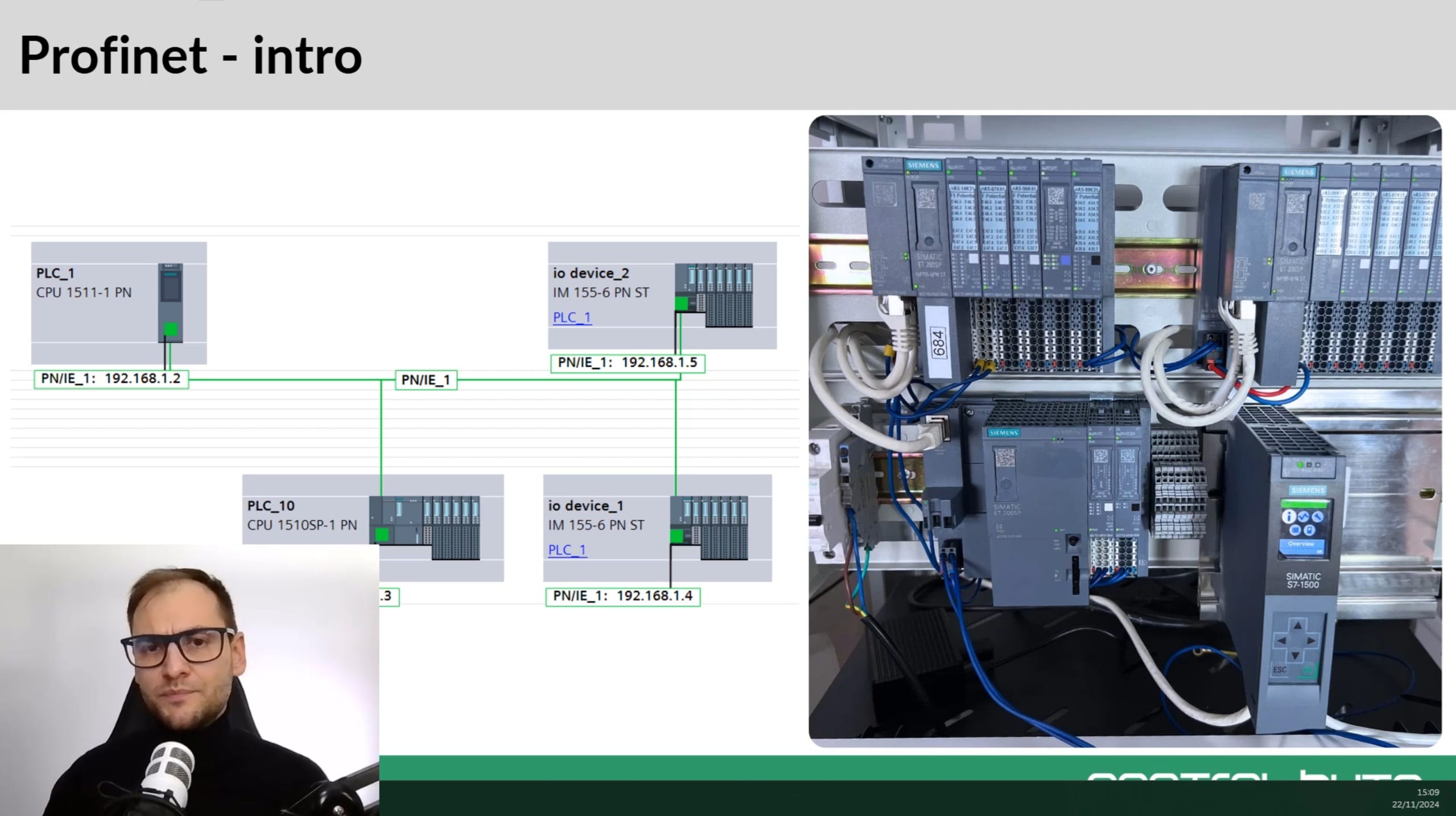 Komunikacja PROFINET z PLC Siemens (S7-1200, S7-1500)