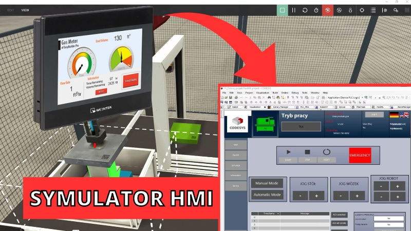 Darmowy symulator wizualizacji HMI