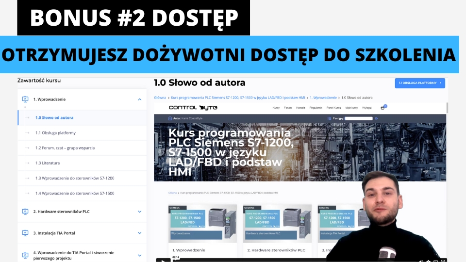 BONUS #2 - Dożywotni dostęp do szkolenia