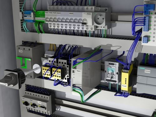 Layout szafy 2D oraz 3D