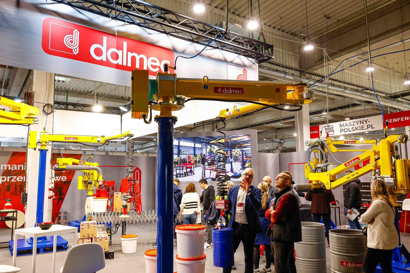 Manipulatory Dalmec — technologie transportu i magazynowania na targach w Nadarzynie
