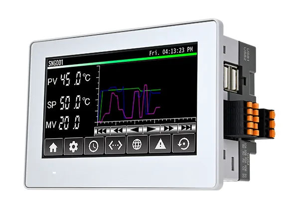 IDEC FT1J - panel HMI 4,3 cala z wbudowanym sterownikiem PLC i zaciskami push-in